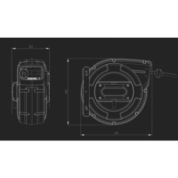 ENROULEUR AIR Ø8mm 16m CLAS EQUIPEMENT