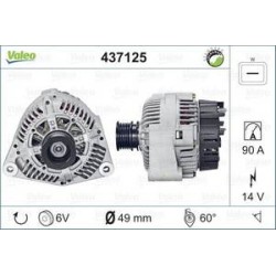 Alternateur Valeo 437125