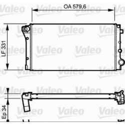 Rad. refroid Valeo 734932