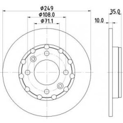 Jeu Disques Mintex MDC2992C