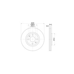 Lot de 2 Disque (x1) TEXTAR 92111603