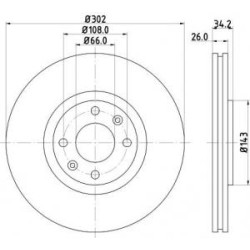 Jeu Disques Mintex MDC2032