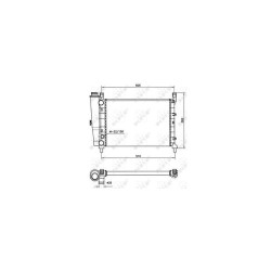 Radiateur Refroid. NRF 58705