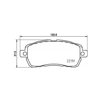 Plaquettes Mintex MDB3951