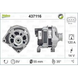 Alternateur Valeo 437116