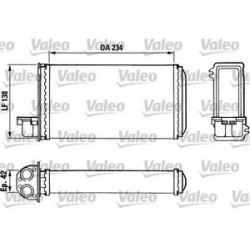 Rad. chauffage Valeo 883965