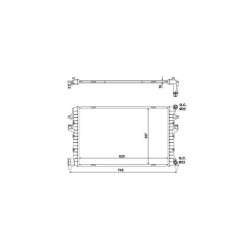 Radiateur Refroid. NRF 58471