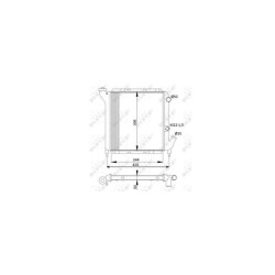 Radiateur Refroid. NRF 54641