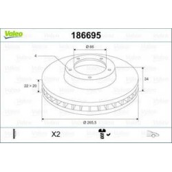 Jeu Disques Valeo 186695