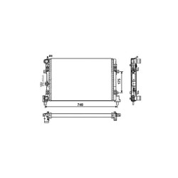 Radiateur Refroid. NRF 53024