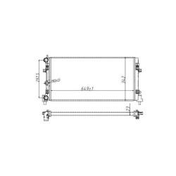 Radiateur Refroid. NRF 53024A