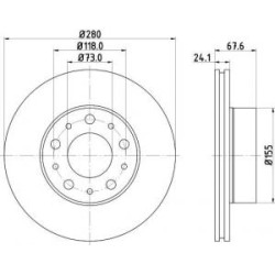 Jeu Disques Mintex MDC2686C