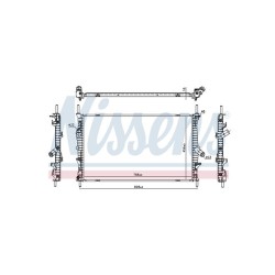 Radiateur Nissens 66861