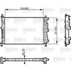 Rad. refroid Valeo 735555