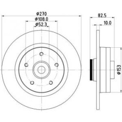 Jeu Disques Mintex MDC2722