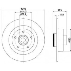 Jeu Disques Mintex MDC2965C