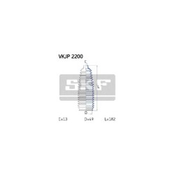 Kit soufflet direct. SKF VKJP2200