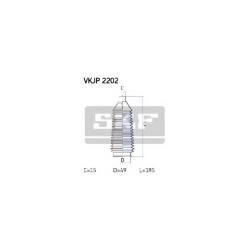 Kit soufflet direct. SKF VKJP2202