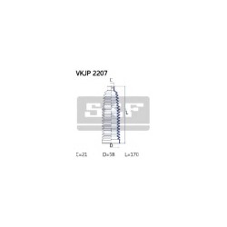 Kit soufflet direct. SKF VKJP2207