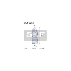 Kit soufflet direct. SKF VKJP2213