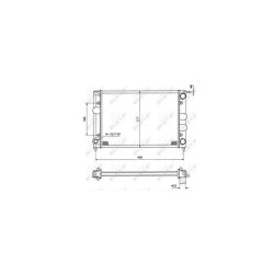 Radiateur Refroid. NRF 529505