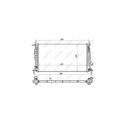 Radiateur Refroid. NRF 55327