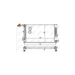 Radiateur Refroid. NRF 539504