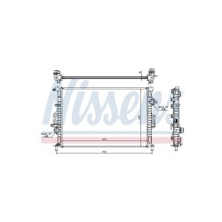 Radiateur Nissens 66857