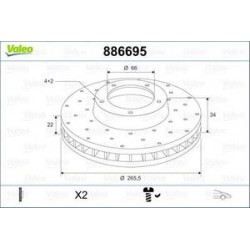 Jeu Disques Valeo 886695