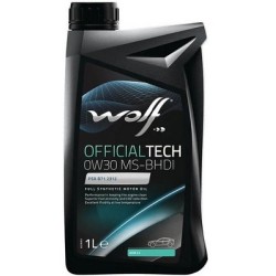 Huile WOLF OFFICIALTECH 0W30 MS-BHDI Bidon 1L