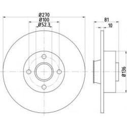 Jeu Disques Mintex MDC1859