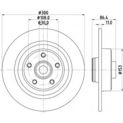 Disques+Rlt Mintex MDC1889