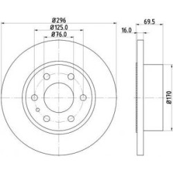 Disques+Rlt Mintex MDC1932