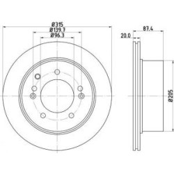 Jeu Disques Mintex MDC1798