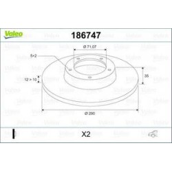 Jeu Disques Valeo 186747