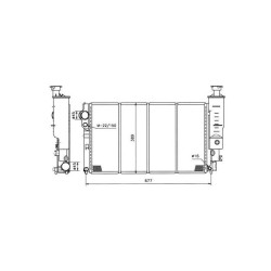 Radiateur Refroid. NRF 50400