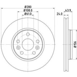 Jeu Disques Mintex MDC2238