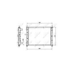 Radiateur Refroid. NRF 58017