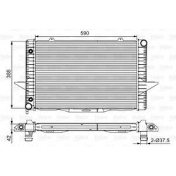 Rad. refroid Valeo 701532