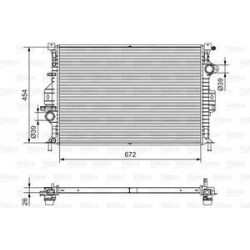 Rad. refroid Valeo 701536