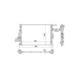 Radiateur Refroid. NRF 53812