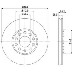 Jeu Disques Mintex MDC768C