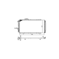 Radiateur Refroid. NRF 52062A