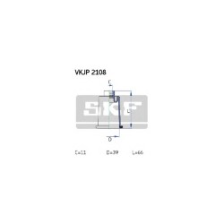 Kit soufflet direct. SKF VKJP2108