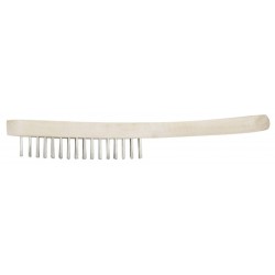 Brosse métallique en inox, L.290 mm