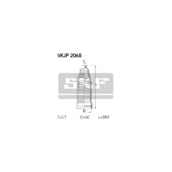 Kit soufflet direct. SKF VKJP2068