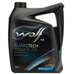 Huile WOLF GUARDTECH 15W40 SL/CF Bidon 5L