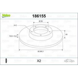 Jeu Disques Valeo 186155