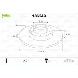 Jeu Disques Valeo 186249