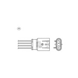 Sonde Lambda NGK 93884